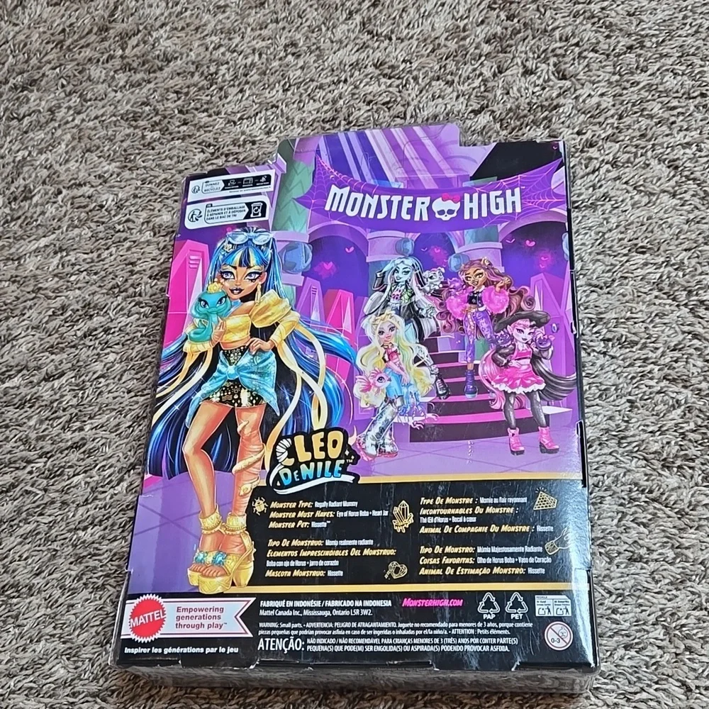 Monster High Cleo Denile Hissette Barbie Doll Mattel - Picture 2 of 2
